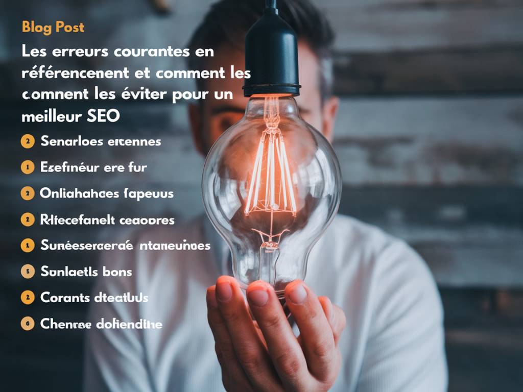 Les erreurs courantes en référencement et comment les éviter pour un meilleur seo